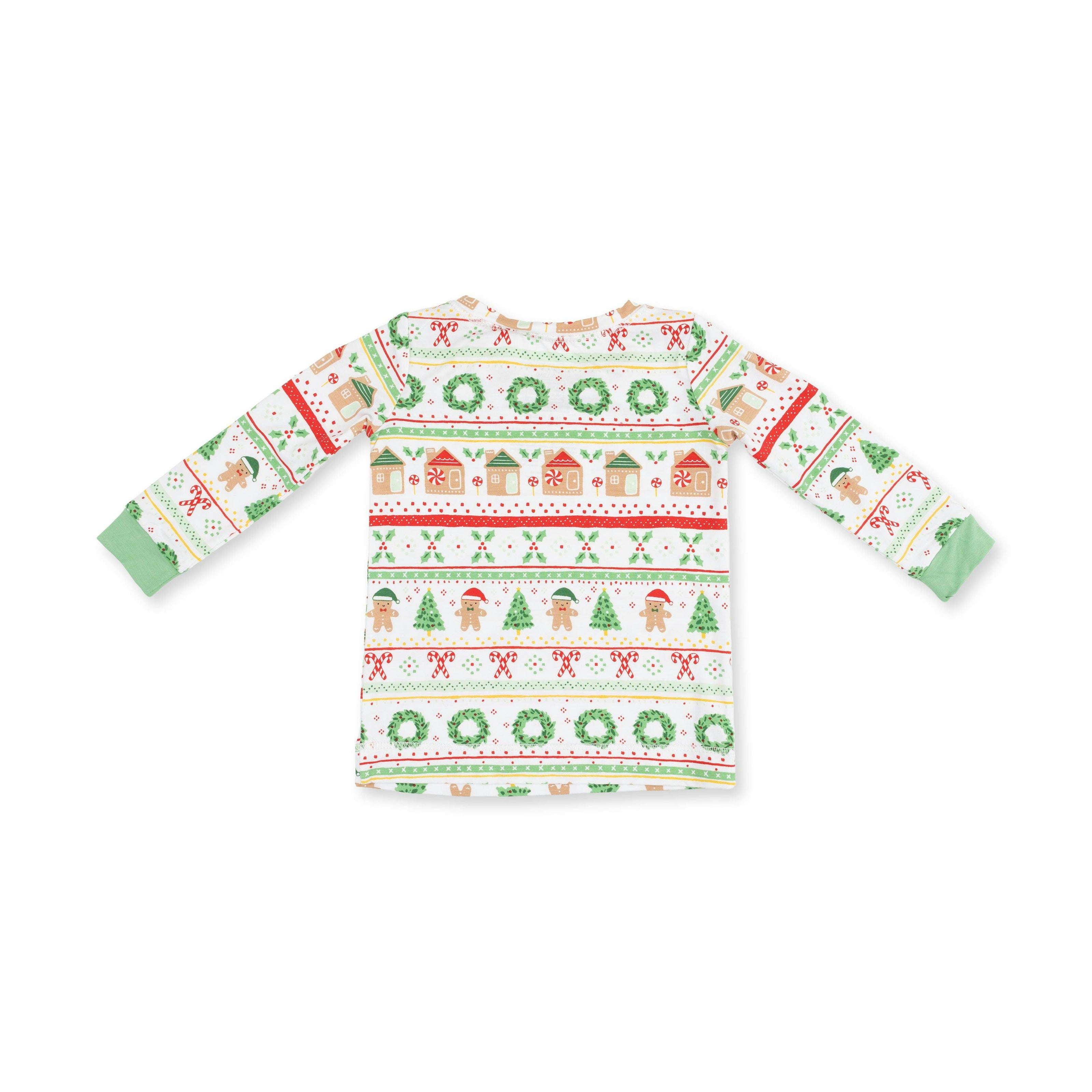 Gingerbread Fair Isle Uni - Long Sleeve Loungewear Set