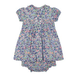 Made With Liberty Fabric Smocked Baby Dress Klee