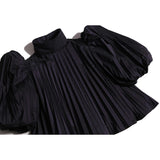TIA CIBANI Genoveva Pleated Blouse