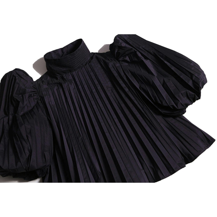 TIA CIBANI Genoveva Pleated Blouse