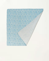 Baby Napkin - Tonal Floral Blue