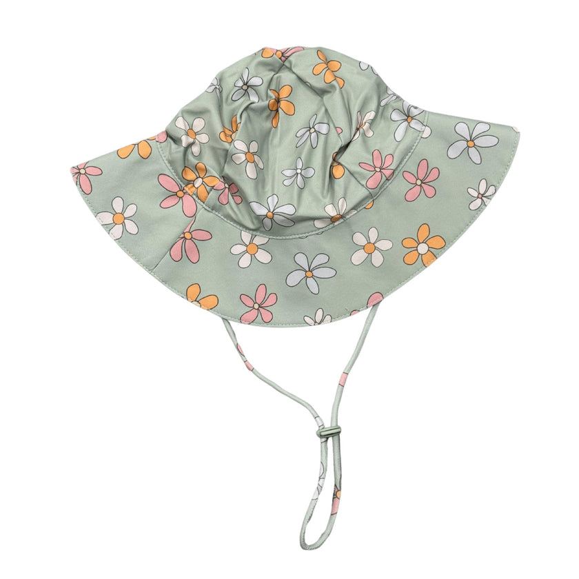 Sun Hat in Sketched Daisy