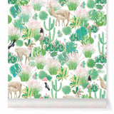 Papier peint PAMPICHULLA coloris Rose