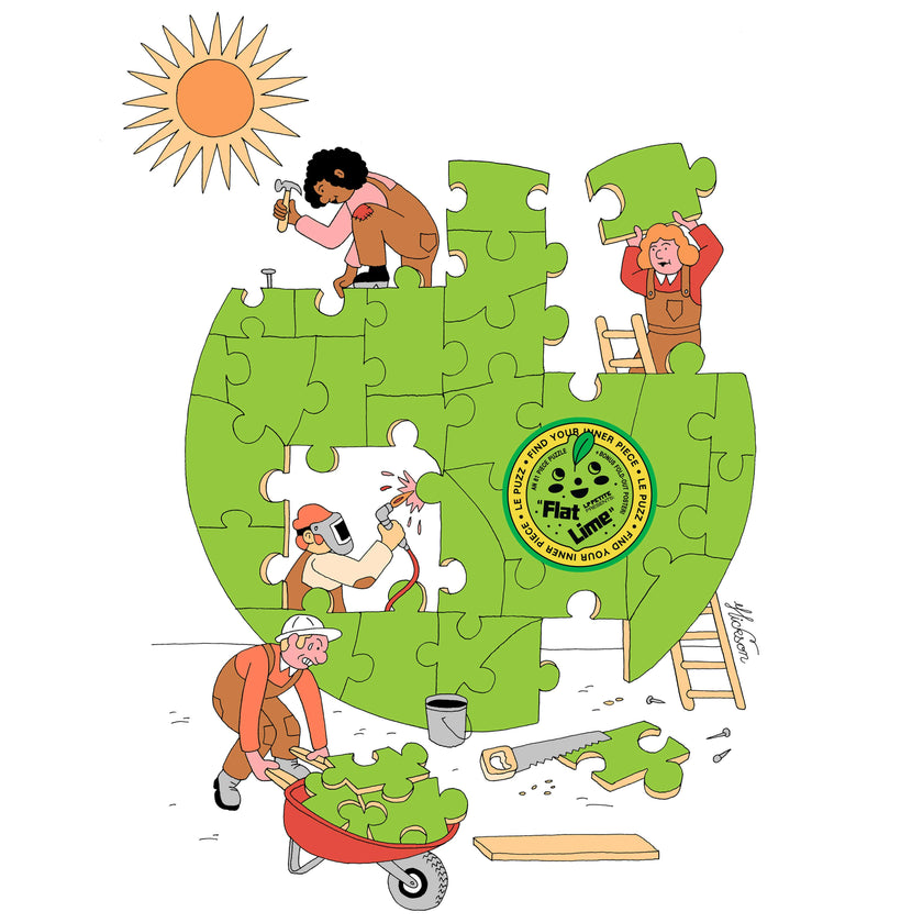 Flat Lime Puzzle