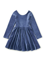 Velour Ballet Dress, Naval Blue