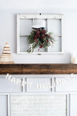Happy Holidays Banner (White)
