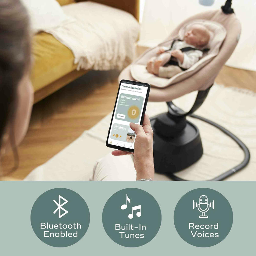 Swoon Evolution Connect Smart Baby Swing