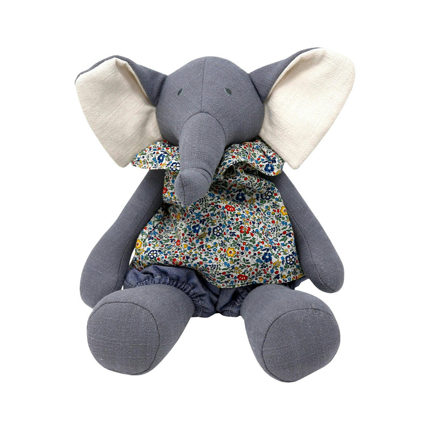 Pamplemousse Peluches Bernadette the Elephant - Small Grey