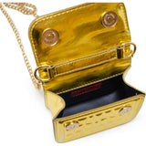 Mini Glam Quilted Pearl Handle Purse