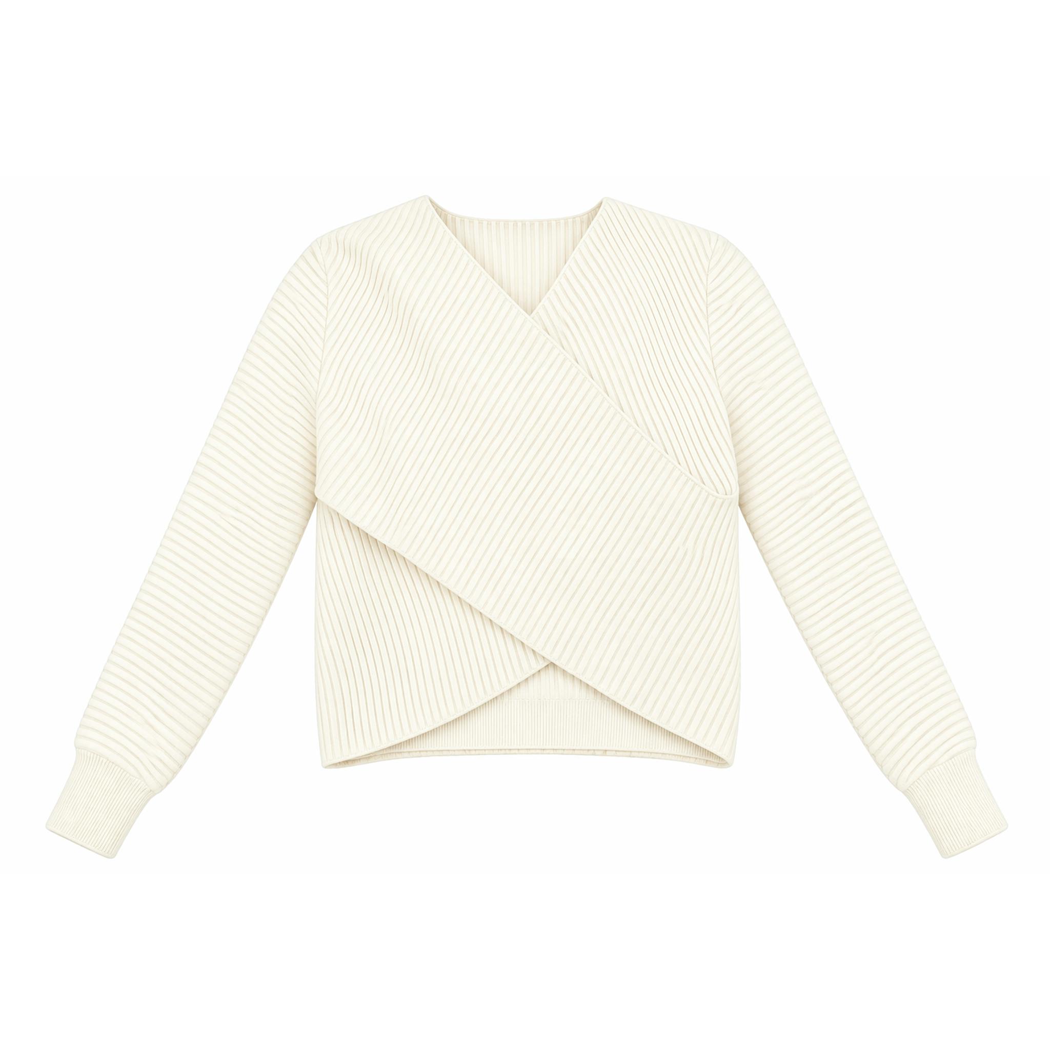 Criss Cross Knit Sweater