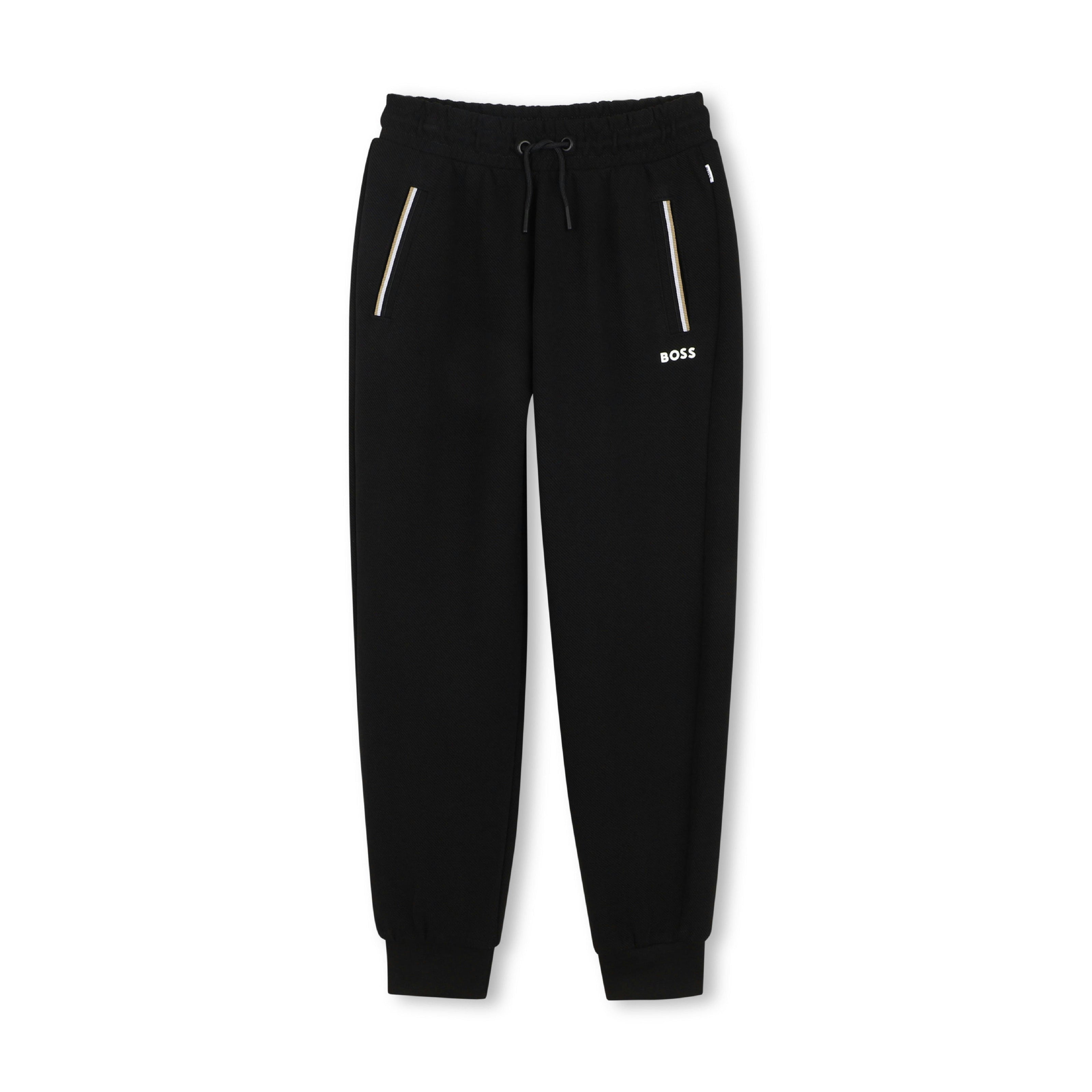 Black Trim Detail Tracksuit