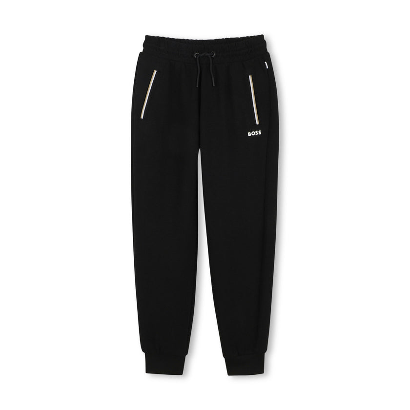 Black Trim Detail Tracksuit