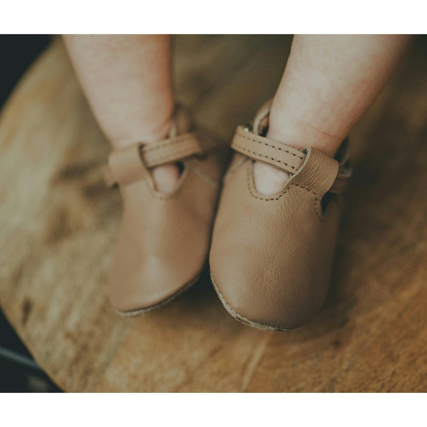 Elia Leather T-Bar Shoes