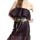 Eugenia Organza Flounce Top