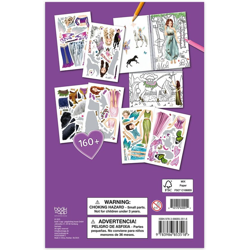 Color & Sticker Fun: Elves