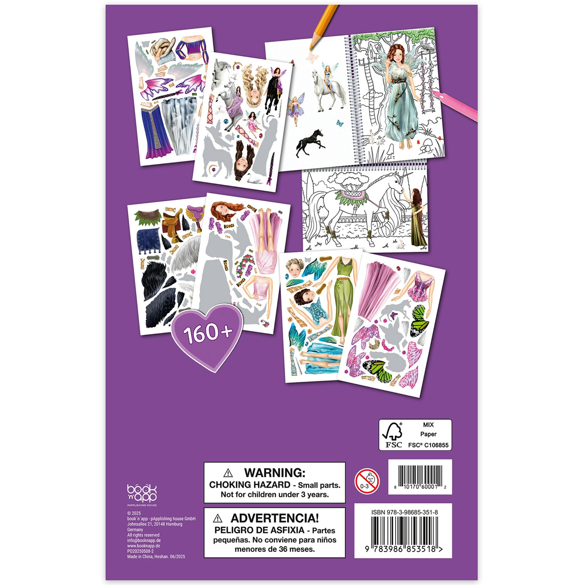 Color & Sticker Fun: Elves