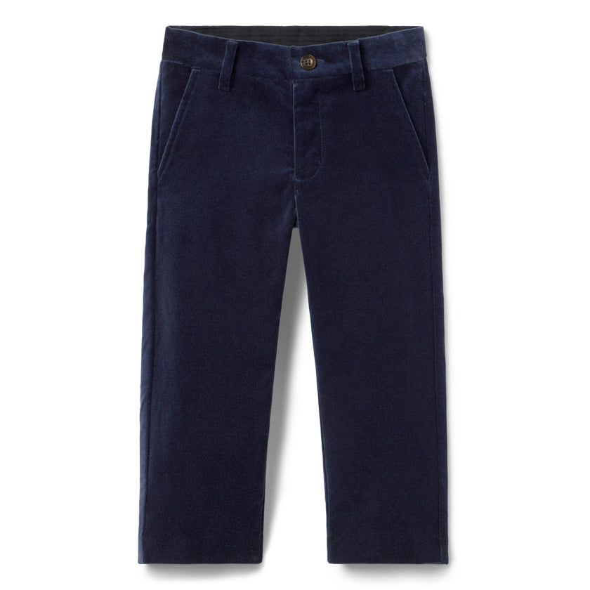 The Velvet Pant, navy blue