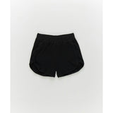 Girls Rib Shorts in Black