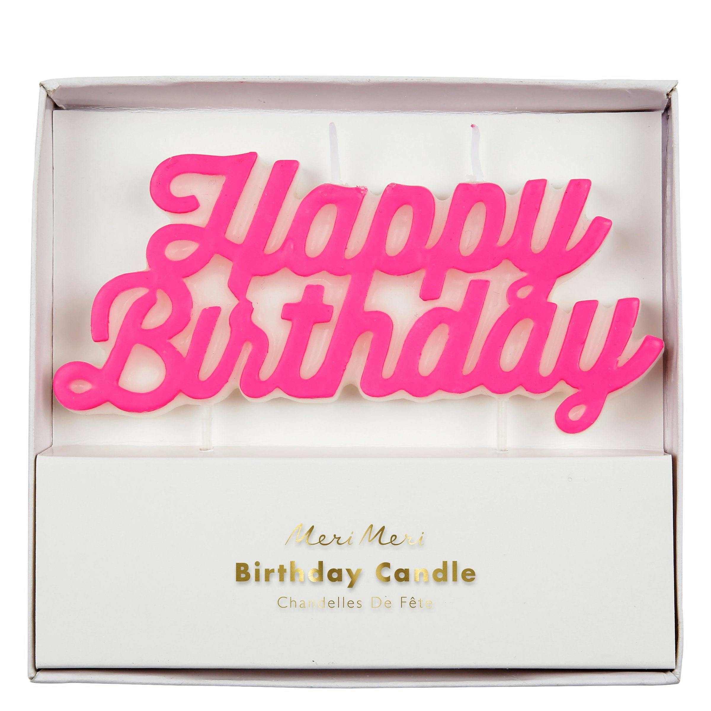 Happy Birthday Candle