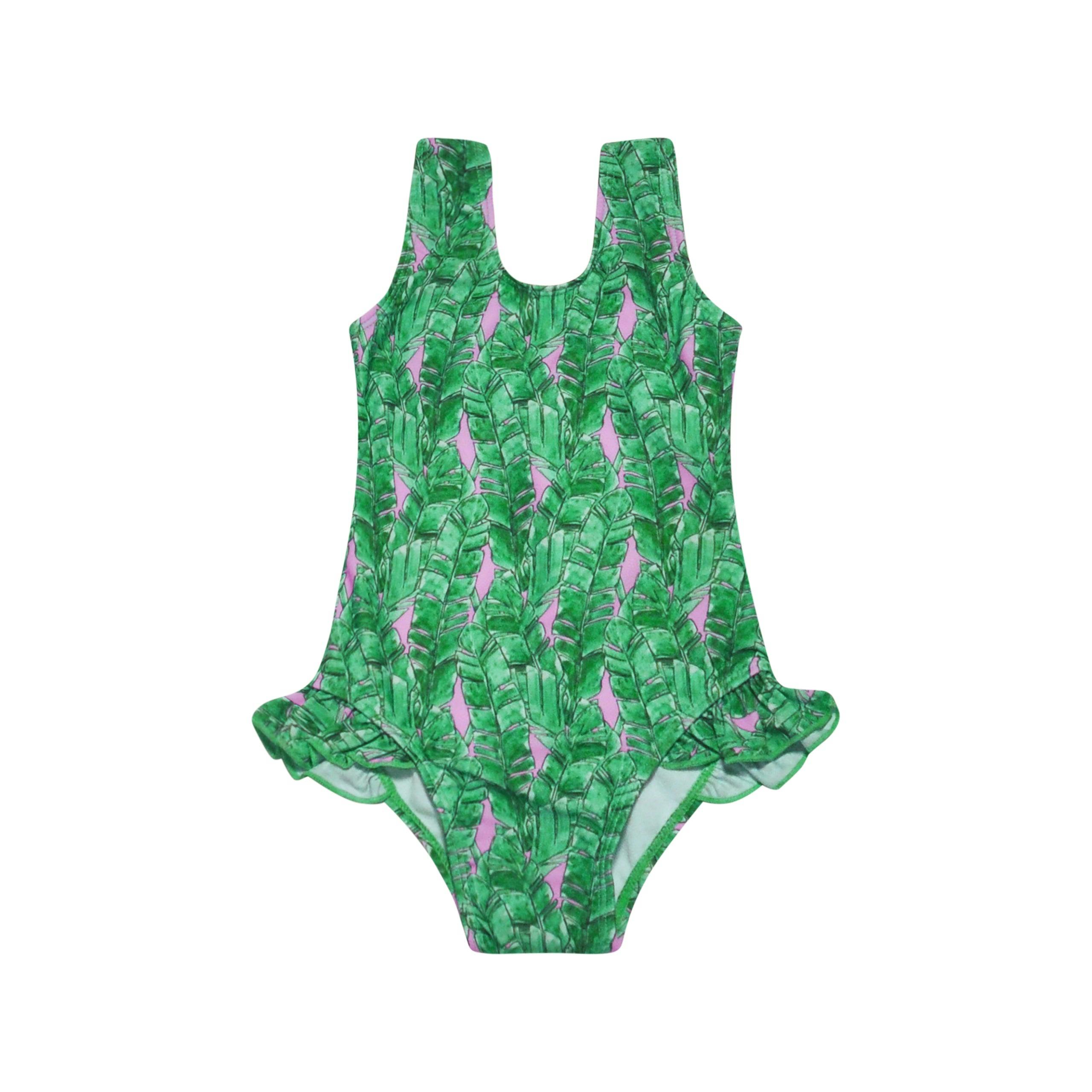UPF 50+ Delaney Hip Ruffle Swimsuit