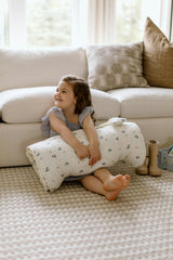 Organic Toddler Nap Roll-N-Rest Mat Set (Blueberry)