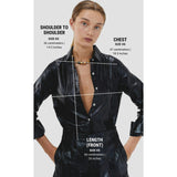 San Marino Metallic Linen Shirt - Silver