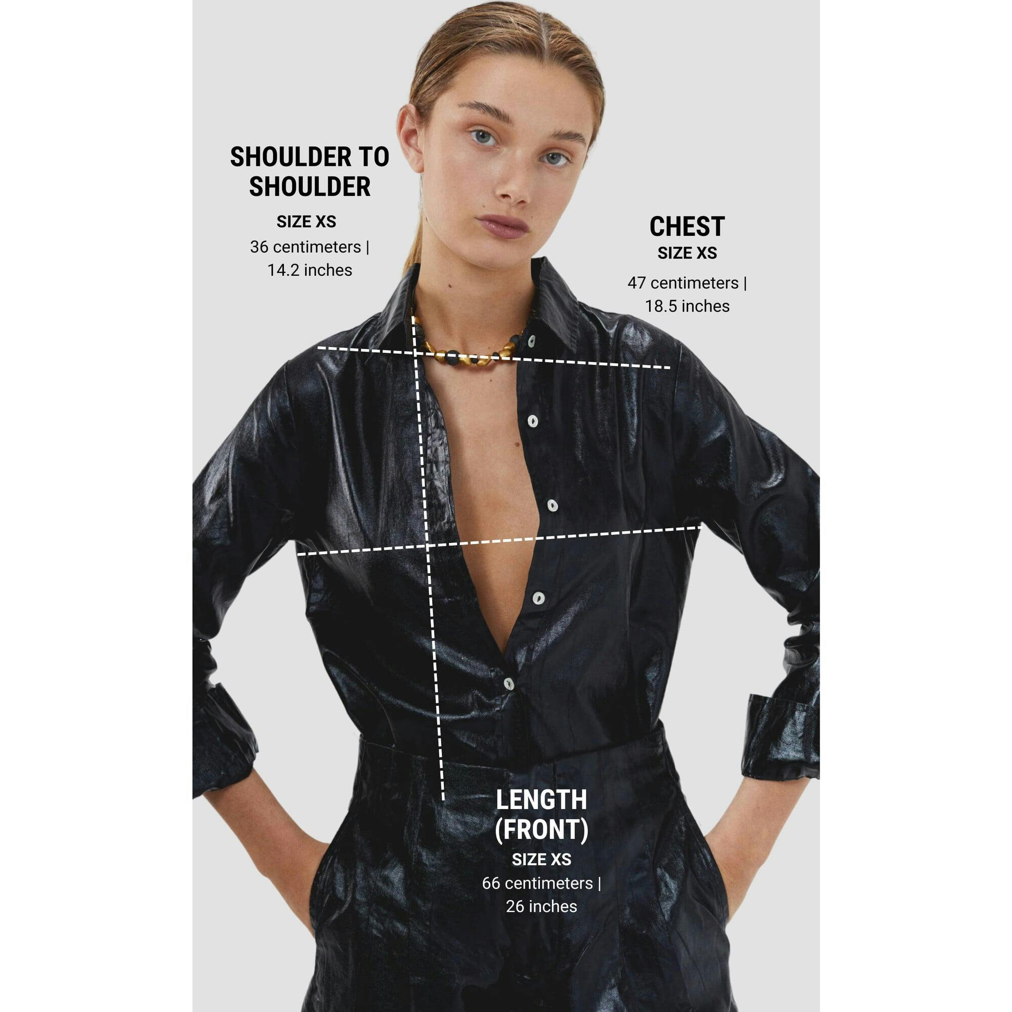 San Marino Metallic Linen Shirt - Silver