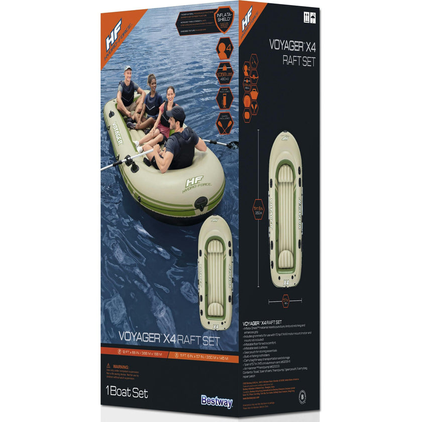 Voyager X4: Raft Set - 11'6" x 57"