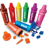 Rainbow Sorting Crayons