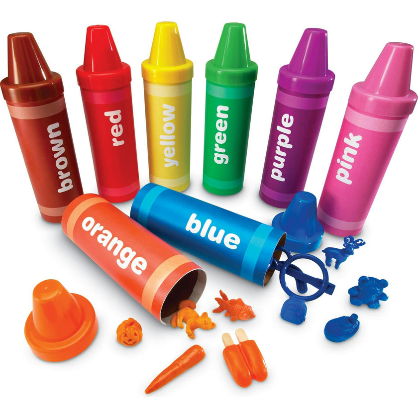 Rainbow Sorting Crayons