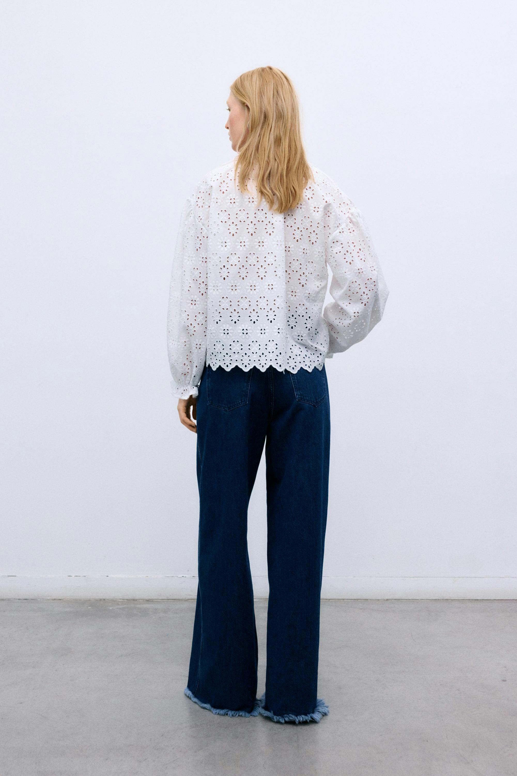 Sakura Woman Blouse Pure Cloud