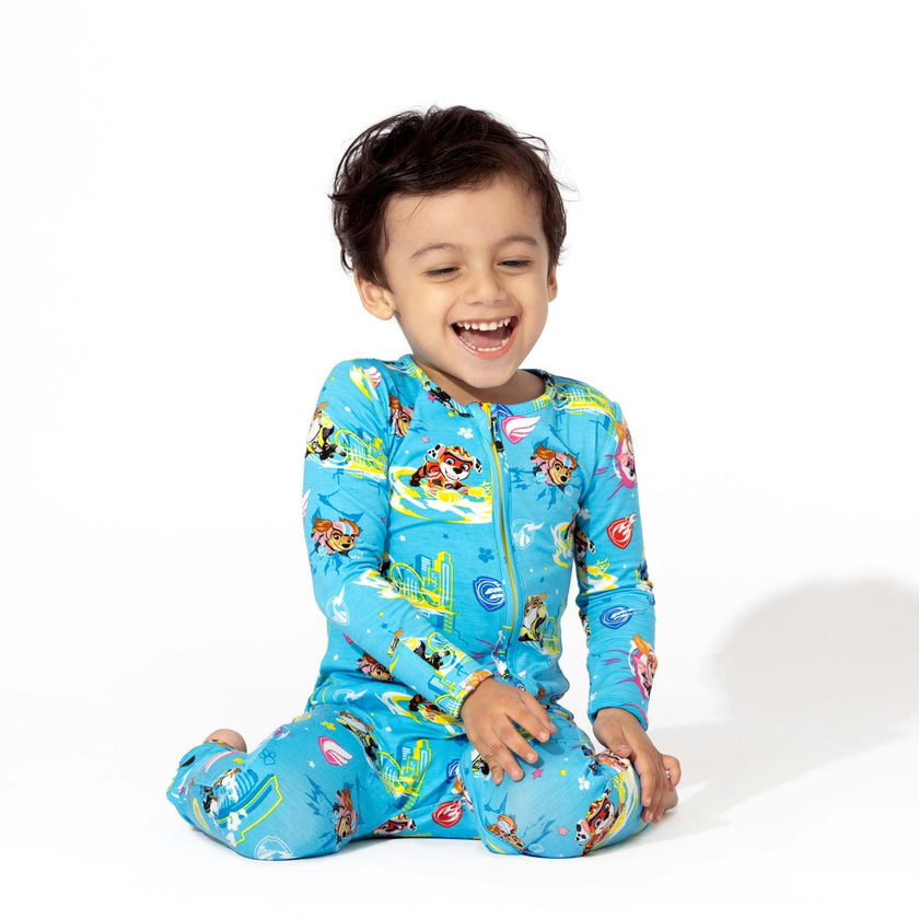 PAW Patrol: The Mighty Movie - Mighty Pups Bamboo Convertible Footie