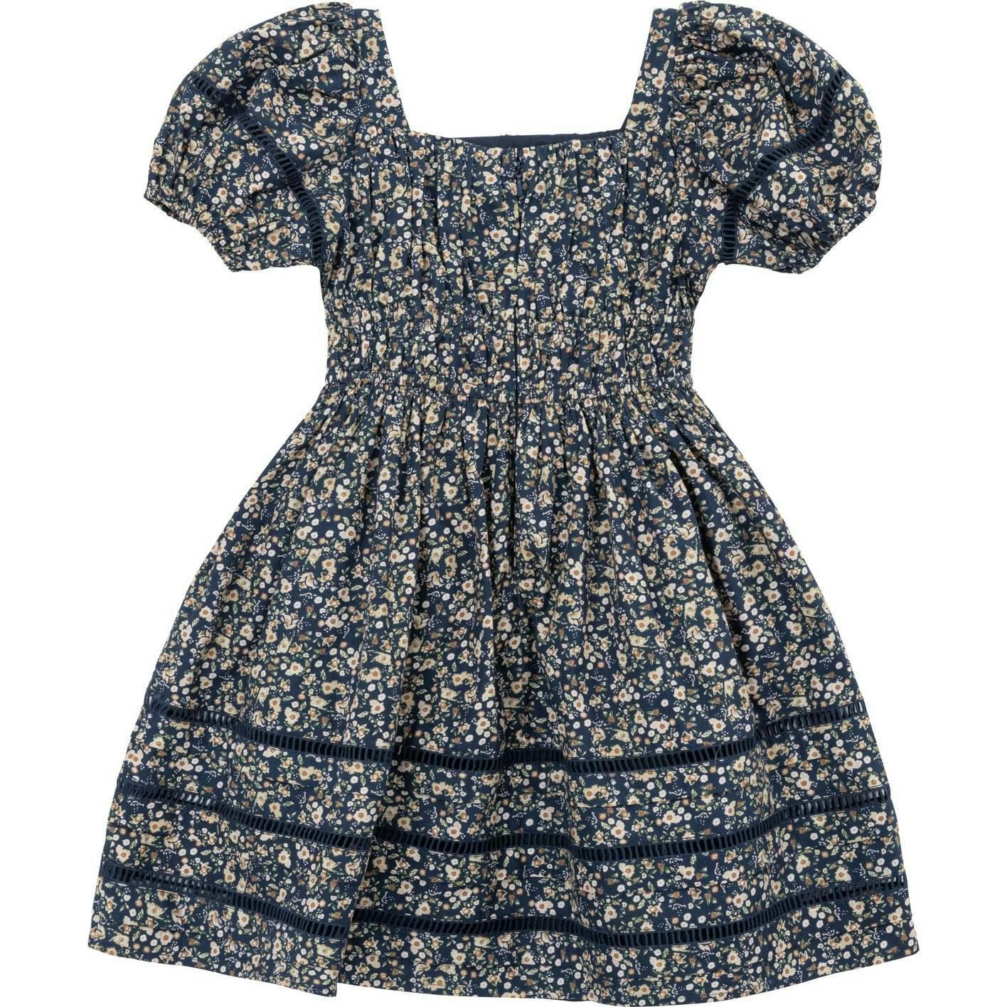 Mini Brooklyn Dress in Navy Dainty Floral