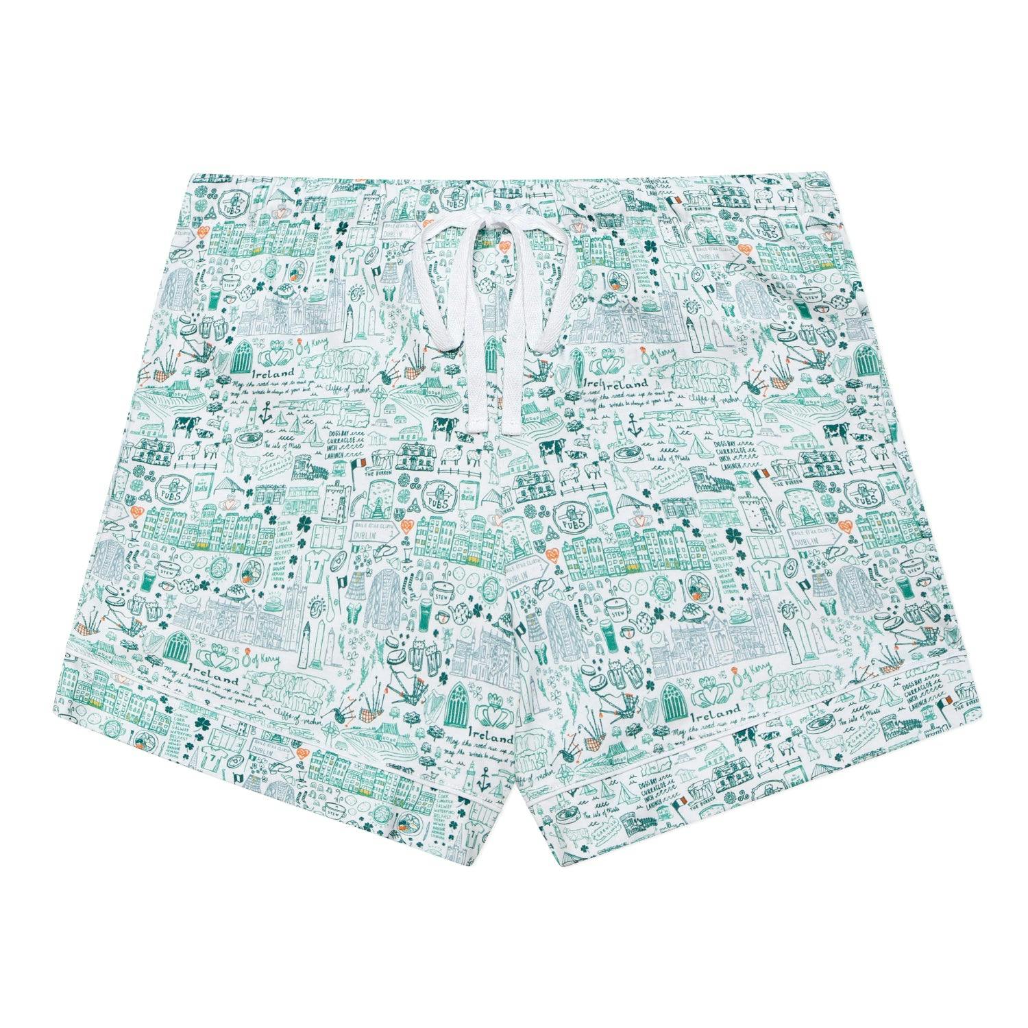 Ireland Women’s Button Front Short Pajama Set