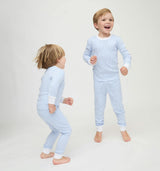 The Tiny Sully PJ Set - Blue/White Stripe