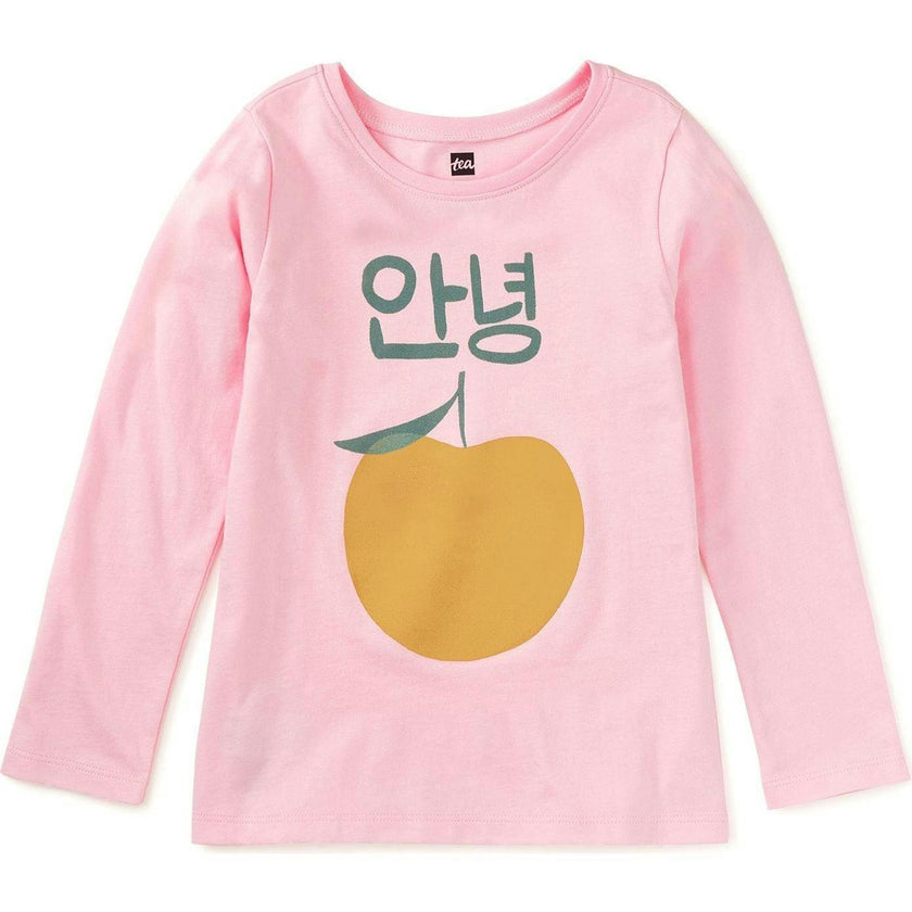Asian Pear Graphic Tee, Pink