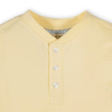 Organic Short Sleeve Henley Tee