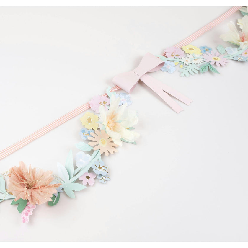 Flower & Bow Garland
