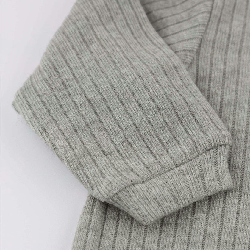 Wide Rib Fuzzy Sweater Knit Brooklyn Boxy