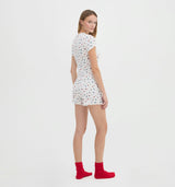 The Coco Pointelle PJ Set - Winter Posy