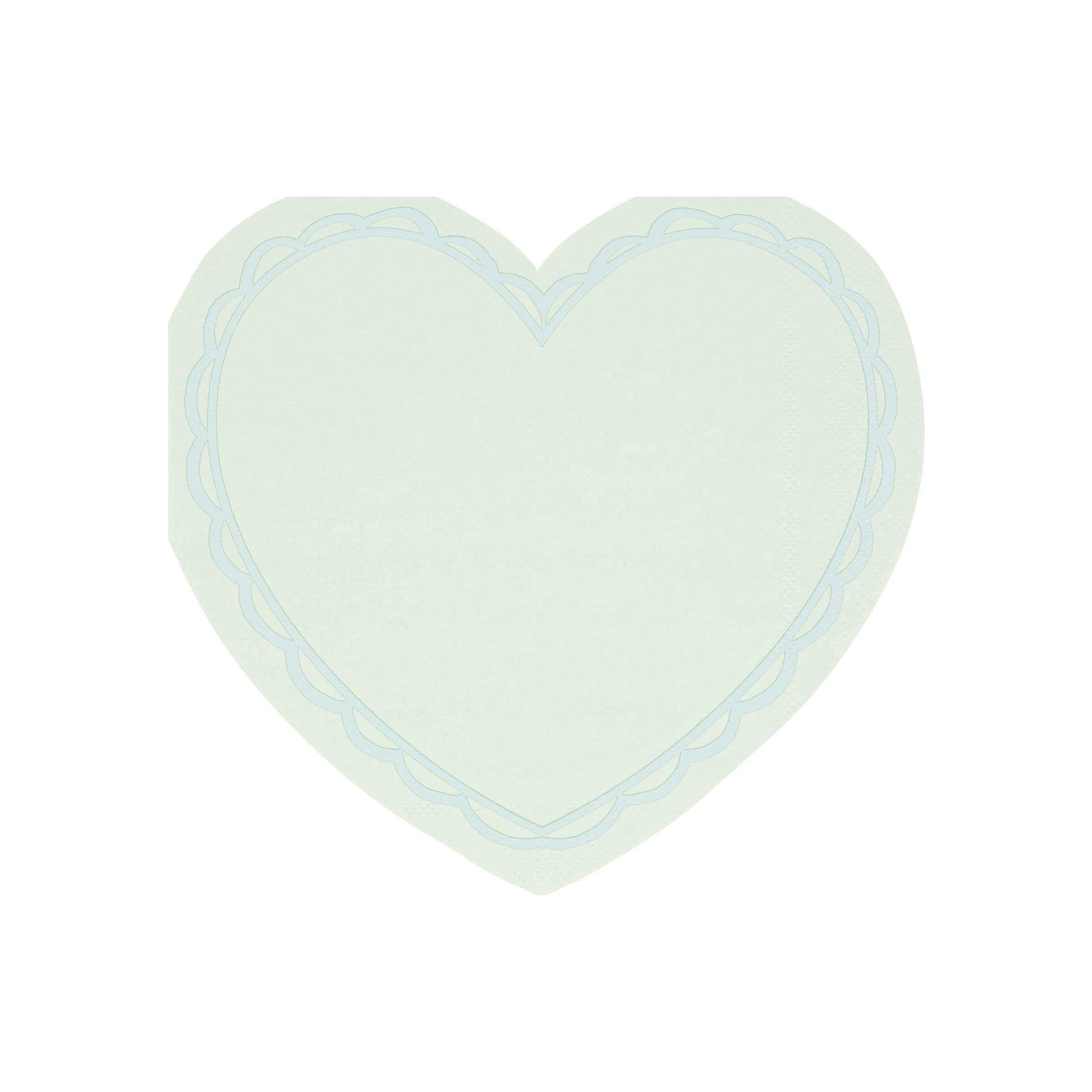 Pastel Heart Large Napkins