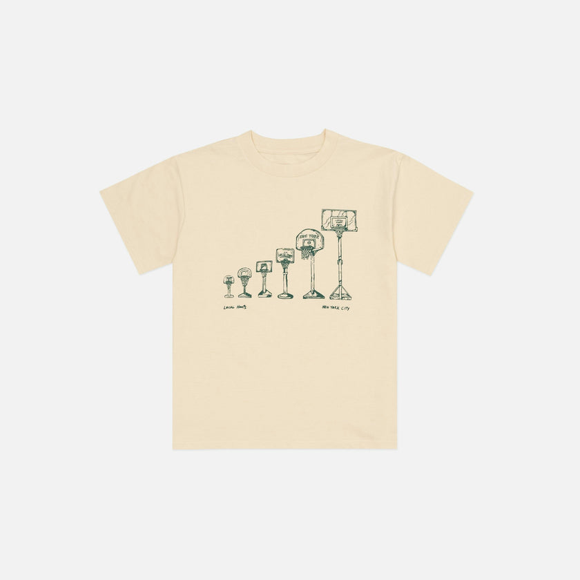 Kids Ecru Adjustable Hoop Tee