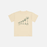 Kids Ecru Adjustable Hoop Tee