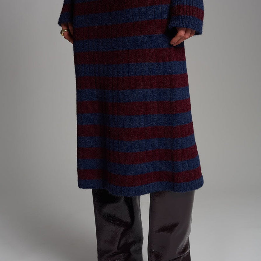 Pia Stripe Tube Skirt
