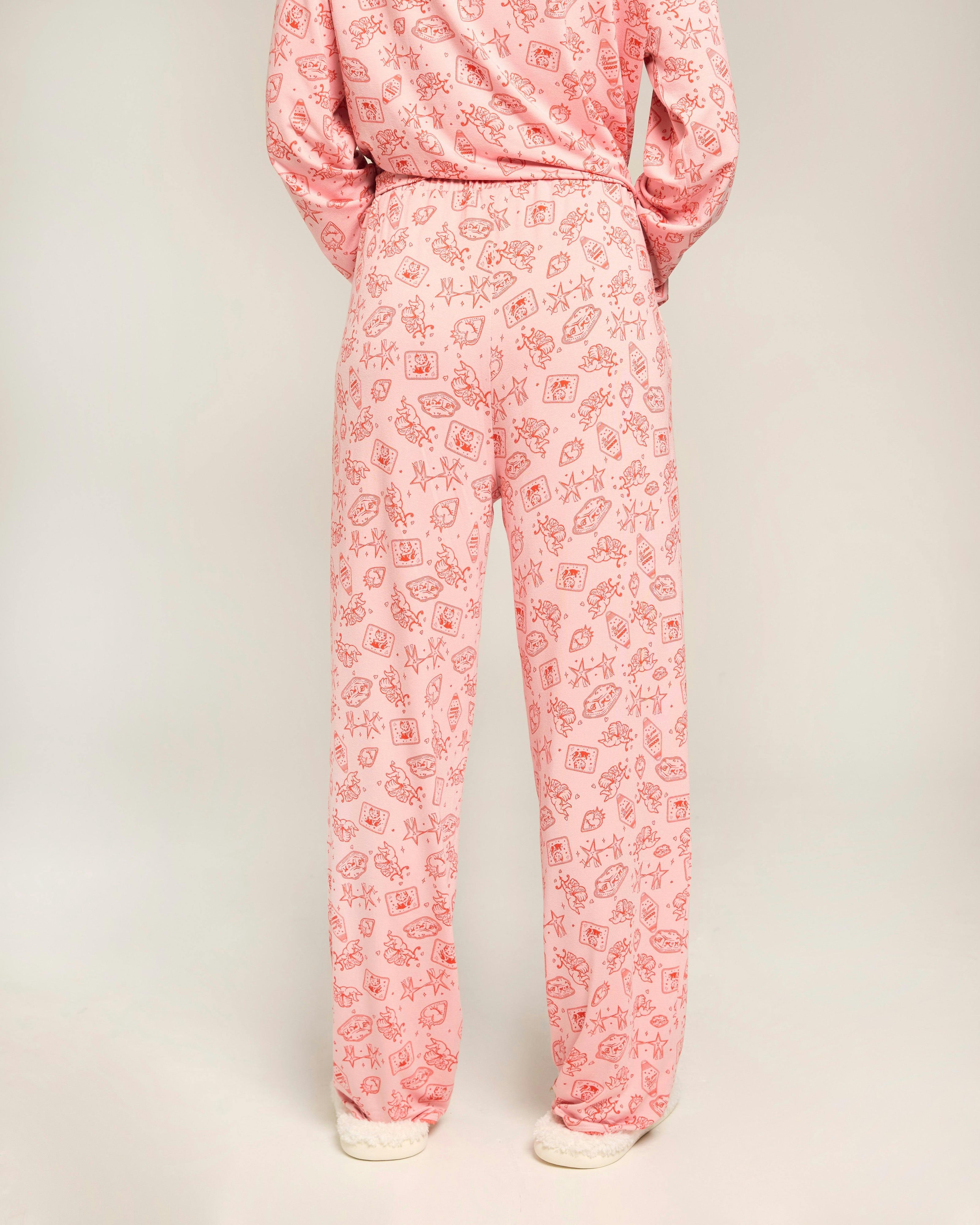 Blush Ruffle Pajama Bottom