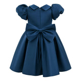 Navy Barrymore Teacup Button Dress