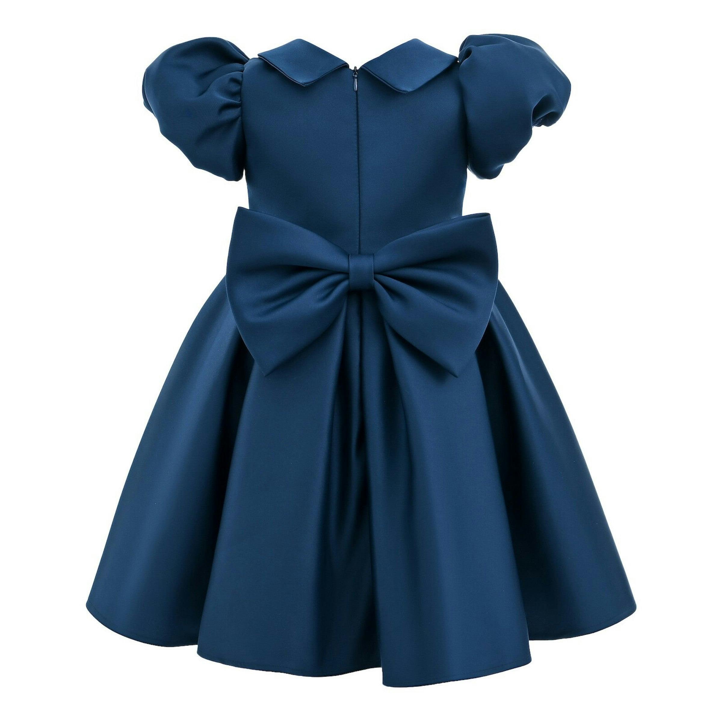Navy Barrymore Teacup Button Dress