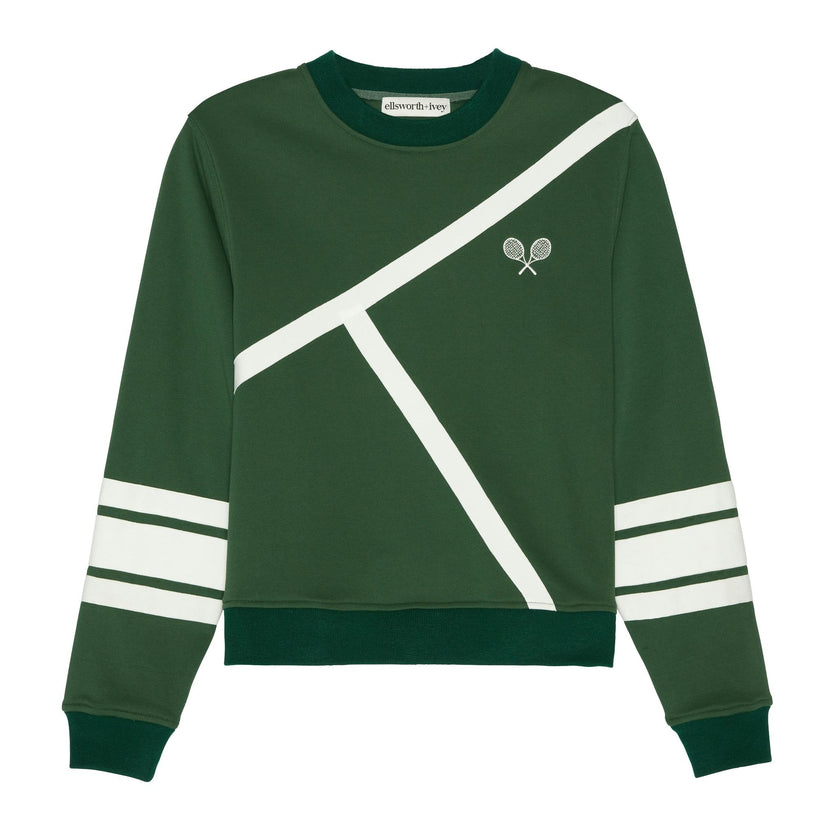 Elle Sweatshirt - Tennis Lines
