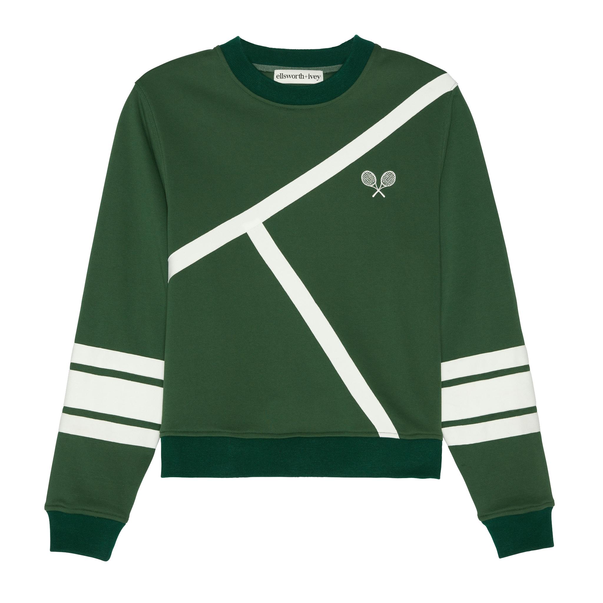 Elle Sweatshirt - Tennis Lines