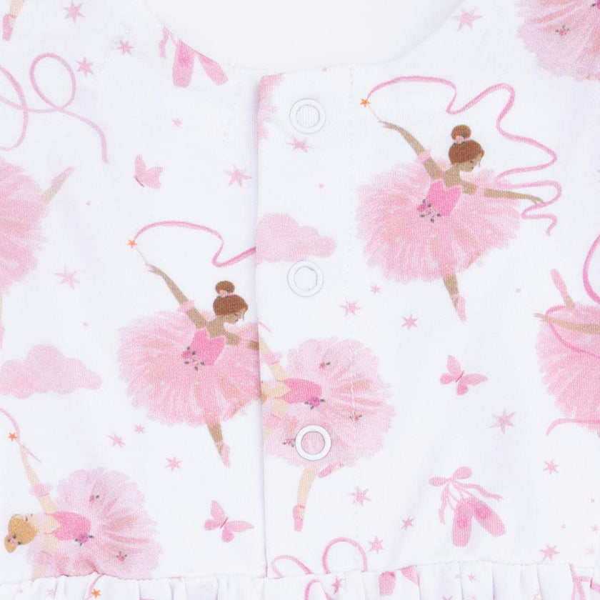 Ribbon Ballerinas - Ruffle Playsuit